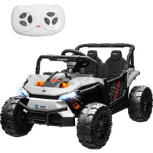 Load image into Gallery viewer, 12V Ride on UTV Cars for Kids, Battery Powered Ride on Toys with Remote Control, Bluetooth, MP3 Player, LED Headlights, Safety Belt, 4 Wheeler Suspension, Electric Car for Kids 3-6 Boys Girls, Pink
