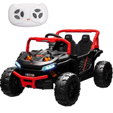 Load image into Gallery viewer, 12V Ride on UTV Cars for Kids, Battery Powered Ride on Toys with Remote Control, Bluetooth, MP3 Player, LED Headlights, Safety Belt, 4 Wheeler Suspension, Electric Car for Kids 3-6 Boys Girls, Pink