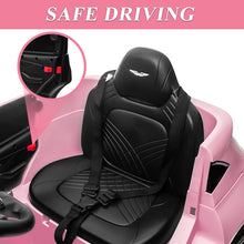 Load image into Gallery viewer, 12V Ride on Car for Girls and Boys Licensed Mercedes Benz Electric Vehicle, MP3, AUX, TF Card Slot, Ride on Toy for 3-5 Years Old