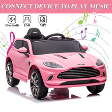 Load image into Gallery viewer, 12V Ride on Car for Girls and Boys Licensed Mercedes Benz Electric Vehicle, MP3, AUX, TF Card Slot, Ride on Toy for 3-5 Years Old