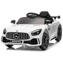 Load image into Gallery viewer, Mercedes Benz Ride on Toys for Kids Boys Girls, 12V Kids Ride on Sports Cars with Remote Control, Battery Powered Electric Cars Vehicle for Kids with LED Headlights, MP3, USB, TF Card Slot, White