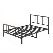 Load image into Gallery viewer, Metal Full Size Bed Frame with Headboard and Footboard Platform Metal Bed Frame Full for Adults Teens Kids, Metal Full Bed Frame, Bedroom Furniture, No Box Spring Needed