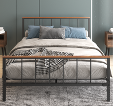 Load image into Gallery viewer, Metal Full Size Bed Frame with Headboard and Footboard Platform Metal Bed Frame Full for Adults Teens Kids, Metal Full Bed Frame, Bedroom Furniture, No Box Spring Needed