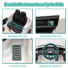 Load image into Gallery viewer, Ride on Toy Car Kids for Boys Girls, Licensed Audi SQ8 12V Ride on Cars with Remote Control, Battery Powered Electric Vehicle Car for Kids with Music, LED Lights, 3 Speed, 4 Wheeler, White