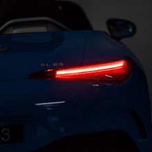 Load image into Gallery viewer, iRerts Blue 24V Mercedes Benz SL63 Powered Ride On Cars with Remote Control, 4 Wheels Electric Car for Kids with Bluetooth, Music, USB, LED Light, Ride on Toys for Kids 3-8 Ages Boys Girls Gifts