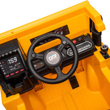 Load image into Gallery viewer, iRerts Ride on Dump Truck for Boys, 12V Ride on Car with Remote Control, 4 Wheel Construction Vehicles with Electric Dump Bed and Shovel, Powered Ride on Toys with Bluetooth, Music, USB Port, Yellow