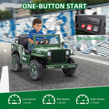 Load image into Gallery viewer, 12V Kids Ride on Truck Toy with Remote Control, 4DW Powered Electric Vehicle Car for Boys Girls Aged 3-6, Ride on Car w/ Storage and Shovel, Soft PU Seat, Bluetooth