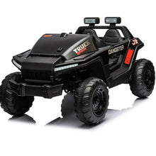 Load image into Gallery viewer, iRerts 24V Ried on Cars, 200W Ride on Toy with Remotoe Control, 4 Wheels Driving, Soft Seat, Music Player, Electric Vehicle for Boy & Girl, Black