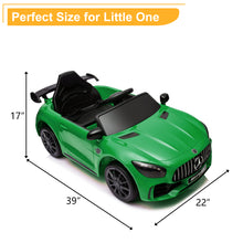 Load image into Gallery viewer, 12V Ride on Car for Girls and Boys Licensed Mercedes Benz Electric Vehicle, MP3, AUX, TF Card Slot, Ride on Toy for 3-5 Years Old