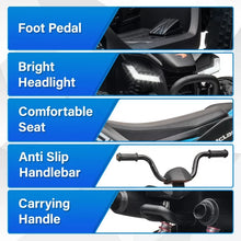 Load image into Gallery viewer, Licensed McLaren Kids Ride on ATV Car, 12V Powered Ride on Toy with Remote Control, 4 Wheels Suspension, Music play, Electric Vehicles for 3-8 Years Old Boys & Girls, Black