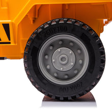 Load image into Gallery viewer, iRerts Ride on Dump Truck for Boys, 12V Ride on Car with Remote Control, 4 Wheel Construction Vehicles with Electric Dump Bed and Shovel, Powered Ride on Toys with Bluetooth, Music, USB Port, Yellow