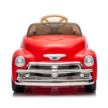 Load image into Gallery viewer, iRerts Red 12V Chevrolet 3100 Powered Ride on Cars with Remote Control, Electric Car for Kids with Bluetooth, Music, USB Port, LED Light, 4 Wheels Kids Ride on Toys for Toddlers Boys Girls 3-6 Ages