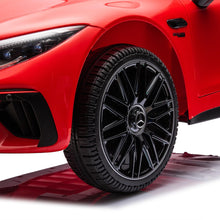 Load image into Gallery viewer, 24V Ride on Cars with Remote Control, Mercedes-Benz SL63 Ride on Toys with Bluetooth Music, LED Light, 4 Wheels Suspension, Battery Powered Electric Car for Kids Boys Girls 3-8 Years Old Gifts, Red