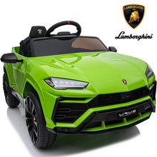 Load image into Gallery viewer, Licensed Lamborghini Ride on Car with Remote Control Kids Ride on Toy for Girls and Boys 12V Powered Electric Vehicles for 3-5 Years Old, USB, Ride on Truck, Headlight