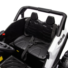 Load image into Gallery viewer, iRerts White 12V Battery Powered Ride on UTV Cars for Boys Girls, Kids Ride on Toys with Remote Control, Music, LED Light, USB, Bluetooth, 4 Wheels Kids Electric Vehicle for Christmas Birthday Gifts