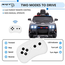 Load image into Gallery viewer, Kids Ride on Police Cars with Remote Control, Licensed Dodge Challenger Battery Powered Kids Electric Car, Ride on Toys for Kids Boys Girls 3-5 Ages Gift with Bluetooth, Music, USB/MP3 Port, LED Light
