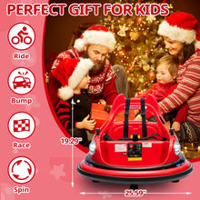 Load image into Gallery viewer, iRerts 12V Bumper Cars for Kids, Bumper Car Ride on with Remote Control, Battery Powered Kids Ride on Toys for 2-5 Year Old Boys Girls, Kids Electric Cars with Bluetooth, Music, LED Light, Red