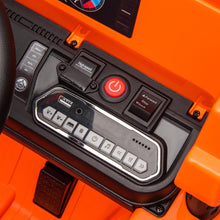 Load image into Gallery viewer, iRerts Ride on Dump Truck for Boys, 12V Ride on Car with Remote Control, 4 Wheel Construction Vehicles with Electric Dump Bed and Shovel, Powered Ride on Toys with Bluetooth, Music, USB Port, Orange