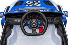 Load image into Gallery viewer, iRerts Blue 12V Powered Ride on Cars with Remote Control, 4 Wheeler Electric Car Vehicle for Kids Boys Girls 3-6 Years Old, Kids Ride on Toy with Swaying, Bluetooth, Music, USB/AUX Port, LED Light