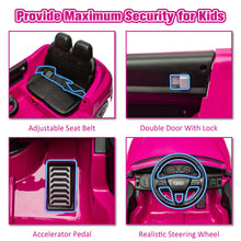 Load image into Gallery viewer, Ride on Toy Car Kids for Boys Girls, Licensed Audi SQ8 12V Ride on Cars with Remote Control, Battery Powered Electric Vehicle Car for Kids with Music, LED Lights, 3 Speed, 4 Wheeler, Pink