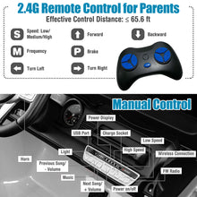 Load image into Gallery viewer, 24V Ride on Cars 2 Seater, Licensed Toyota FJ40 Ride on Toys with Remote Control, Kids Electric Vehicle with Bluetooth, FM Radio, USB, Music, Gifts for 3-6 Years Old Boys Girls, White