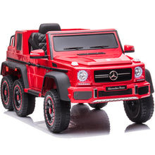 Load image into Gallery viewer, Kids Ride On Toys 24 Volt, Licensed Mercedes-Benz Ride on Cars with Remote Control, Battery Powered Ride on Electric Vehicles with USB, Bluetooth, MP3, Music, Power Display, Red