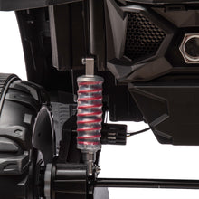 Load image into Gallery viewer, iRerts Blue 24V Battery Powered Ride on UTV Cars for Boys Girls, 2 Seater Kids Ride on Toys with Remote Control, Music, LED Light, USB, Bluetooth, Kids Electric Vehicle for Christmas Birthday Gifts