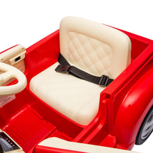 Load image into Gallery viewer, iRerts Red 12V Chevrolet 3100 Powered Ride on Cars with Remote Control, Electric Car for Kids with Bluetooth, Music, USB Port, LED Light, 4 Wheels Kids Ride on Toys for Toddlers Boys Girls 3-6 Ages