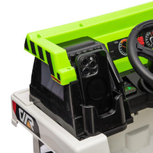 Load image into Gallery viewer, iRerts Ride on Dump Truck for Boys, 12V Ride on Car with Remote Control, 4 Wheel Construction Vehicles with Electric Dump Bed and Shovel, Powered Ride on Toys with Bluetooth, Music, USB Port, White