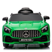 Load image into Gallery viewer, iRerts 12 Volt Ride on Toys for Toddlers, Licensed Mercedes Benz Ride On Car with Remote Control, Battery Powered Kids Electric Car with Music, USB/AUX/SD Ports, LED Lights, 4 Wheel Suspension, Black