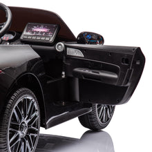 Load image into Gallery viewer, iRerts Black 24V Mercedes Benz SL63 Powered Ride On Cars with Remote Control, 4 Wheels Electric Car for Kids with Bluetooth, Music, USB, LED Light, Ride on Toys for Kids 3-8 Ages Boys Girls Gifts