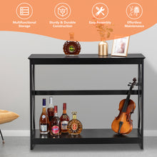 Load image into Gallery viewer, iRerts Console Tables for Entryway, Couch Table Behind Sofa Hallway Table, Narrow Sofa Table with Metal Legs, Classic Entryway Table for Home, Hallway, Living Room, Bedroom, Light Walnut