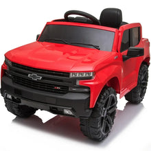 Load image into Gallery viewer, Licensed Chevrolet Electric Kids Ride On, 12V Battery Powered Ride on Car with Remote Control, MP3 Player, LED Lights, Ride on Toy with Spring Suspension for Boy Ages 3-5 Birthday Gift, Black