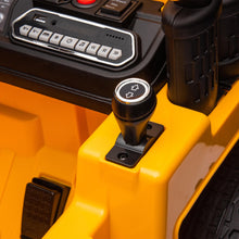 Load image into Gallery viewer, iRerts Ride on Dump Truck for Boys, 12V Ride on Car with Remote Control, 4 Wheel Construction Vehicles with Electric Dump Bed and Shovel, Powered Ride on Toys with Bluetooth, Music, USB Port, Yellow