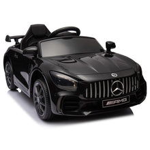 Load image into Gallery viewer, iRerts 12 Volt Ride on Toys for Toddlers, Licensed Mercedes Benz Ride On Car with Remote Control, Battery Powered Kids Electric Car with Music, USB/AUX/SD Ports, LED Lights, 4 Wheel Suspension, Pink