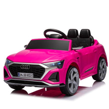 Load image into Gallery viewer, iRerts Kids Electric Cars for Toddlers, Licensed Audi SQ8 12V Ride on Cars with Remote Control, Battery Powered Ride on Toys with Music, LED Lights, 4 Wheel Suspension, Gifts for Kids Aged 3-6, Pink