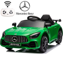 Load image into Gallery viewer, Mercedes Benz Ride on Toys for Kids Boys Girls, 12V Kids Ride on Sports Cars with Remote Control, Battery Powered Electric Cars Vehicle for Kids with LED Headlights, MP3, USB, TF Card Slot, Green