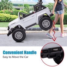 Load image into Gallery viewer, 2 Seater 24v Ride on Trucks, Toyota FJ40 Ride on Car with Remote Control, Battery Powered Ride on Toys with Bluetooth, FM Radio, USB Port and Music, Electric Cars for Kids Boys Girls Gift, White