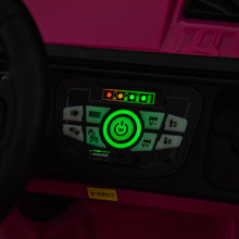 Load image into Gallery viewer, iRerts 24V Ride on PickUp Truck with Remote Control, 4WD Battery Powered Ride on Car with Bluetooth Music, USB/AUX Port, Rear Storage Box, LED Lights, Ride on Toys for Kids Boys Girls Gift, Pink