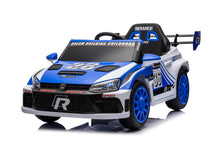 Load image into Gallery viewer, iRerts Blue 12V Powered Ride on Cars with Remote Control, 4 Wheeler Electric Car Vehicle for Kids Boys Girls 3-6 Years Old, Kids Ride on Toy with Swaying, Bluetooth, Music, USB/AUX Port, LED Light