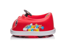 Load image into Gallery viewer, 12V Bumper Car for Toddlers, iRerts Kids Bumper Car with Remote Control, Rocking Horse Mode, Push Rod, Dinner Plate, USB Bluetooth Music, Electric Toddler Ride On Toys for Kids Ages 1-6 Years, Red
