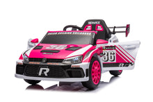 Load image into Gallery viewer, iRerts Pink 12V Powered Ride on Cars with Remote Control, 4 Wheeler Electric Car Vehicle for Kids Boys Girls 3-6 Years Old, Kids Ride on Toy with Swaying, Bluetooth, Music, USB/AUX Port, LED Light