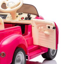 Load image into Gallery viewer, iRerts Pink 12V Chevrolet 3100 Powered Ride on Cars with Remote Control, Electric Car for Kids with Bluetooth, Music, USB Port, LED Light, 4 Wheels Kids Ride on Toys for Toddlers Boys Girls 3-6 Ages