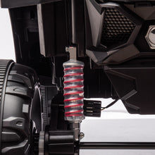 Load image into Gallery viewer, iRerts Black 24V Battery Powered Ride on UTV Cars for Boys Girls, 2 Seater Kids Ride on Toys with Remote Control, Music, LED Light, USB, Bluetooth, Kids Electric Vehicle for Christmas Birthday Gifts