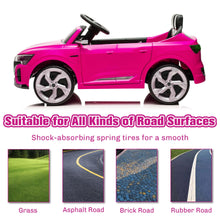Load image into Gallery viewer, Ride on Toy Car Kids for Boys Girls, Licensed Audi SQ8 12V Ride on Cars with Remote Control, Battery Powered Electric Vehicle Car for Kids with Music, LED Lights, 3 Speed, 4 Wheeler, Pink