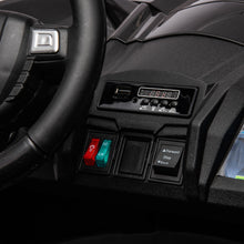 Load image into Gallery viewer, iRerts Black 24V Battery Powered Ride on UTV Cars for Boys Girls, 2 Seater Kids Ride on Toys with Remote Control, Music, LED Light, USB, Bluetooth, Kids Electric Vehicle for Christmas Birthday Gifts