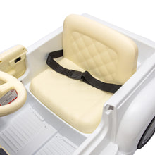 Load image into Gallery viewer, iRerts White 12V Chevrolet 3100 Powered Ride on Cars with Remote Control, Electric Car for Kids with Bluetooth, Music, USB Port, LED Light, 4 Wheels Kids Ride on Toys for Toddlers Boys Girls 3-6 Ages