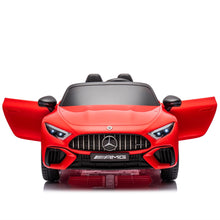 Load image into Gallery viewer, 24V Ride on Cars with Remote Control, Mercedes-Benz SL63 Ride on Toys with Bluetooth Music, LED Light, 4 Wheels Suspension, Battery Powered Electric Car for Kids Boys Girls 3-8 Years Old Gifts, Red