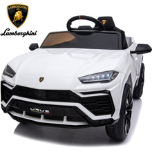 Load image into Gallery viewer, Licensed Lamborghini Ride on Car with Remote Control Kids Ride on Toy for Girls and Boys 12V Powered Electric Vehicles for 3-5 Years Old, USB, Ride on Truck, Headlight