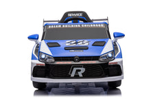 Load image into Gallery viewer, iRerts Blue 12V Powered Ride on Cars with Remote Control, 4 Wheeler Electric Car Vehicle for Kids Boys Girls 3-6 Years Old, Kids Ride on Toy with Swaying, Bluetooth, Music, USB/AUX Port, LED Light